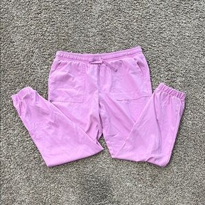 Athletic Works Light Pink Drawstring Jogger Pants for Kids
